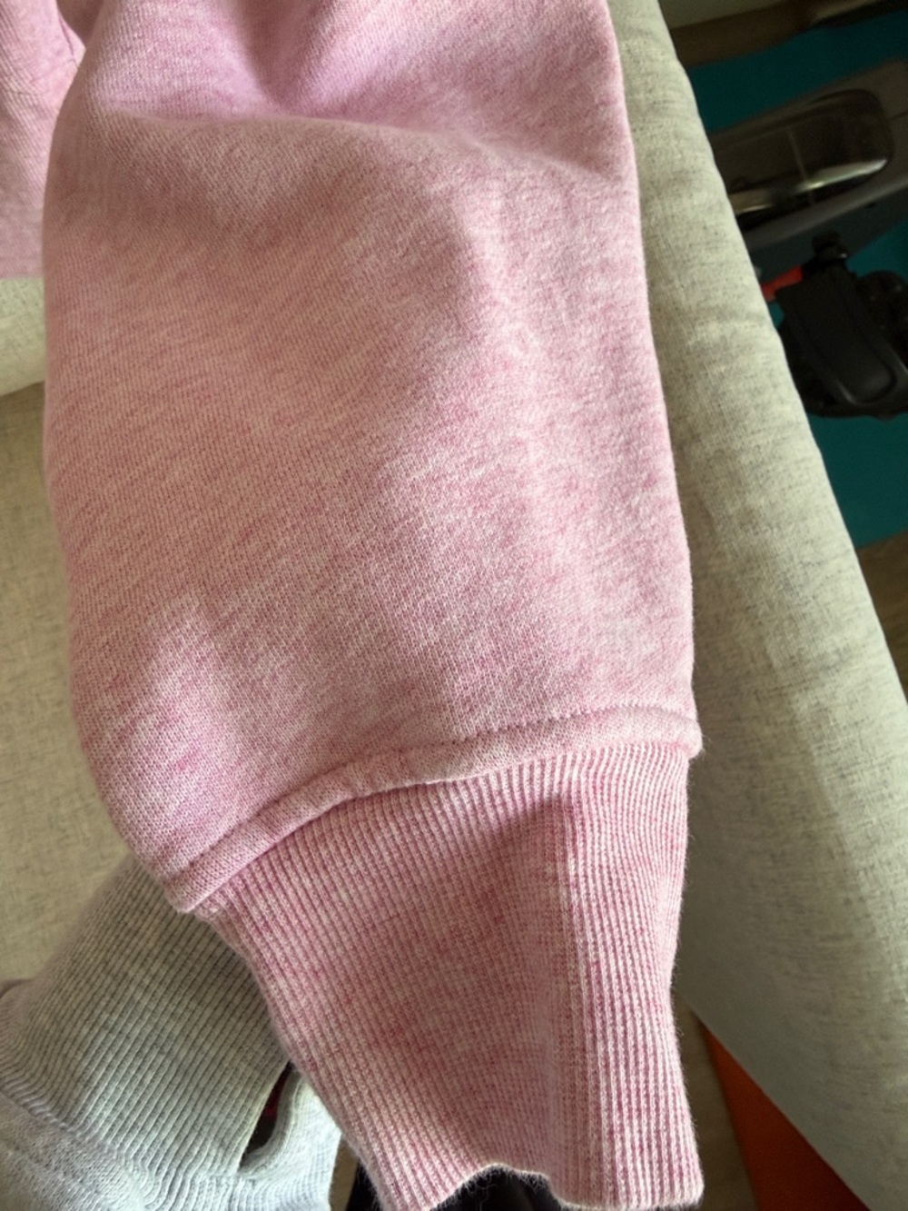 lululemon athletica Scuba Heathered VitaPink Half-Zip Pullover Sweatshirt - Picture 5 of 8